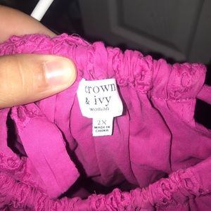 CROWN&IVY PINK DRESS